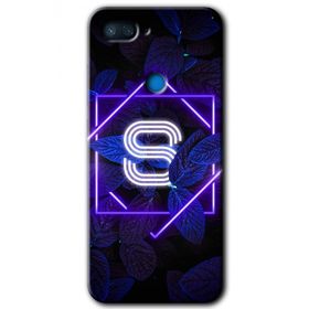 Xiaomi Mi 8 Lite Dark Neon Yaprak Ş Harfi Baskılı Uyumlu Silikon Kılıf