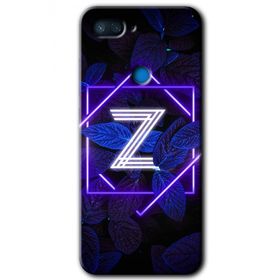 Xiaomi Mi 8 Lite Dark Neon Yaprak Z Harfi Baskılı Uyumlu Silikon Kılıf