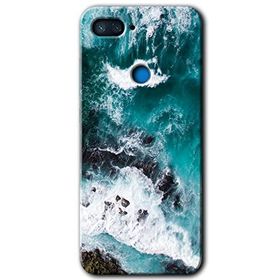 Xiaomi Mi 8 Lite Deniz Kıyısı Baskılı Uyumlu Silikon Kılıf