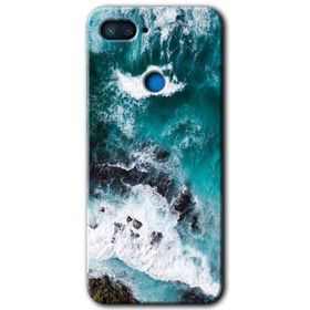 Xiaomi Mi 8 Lite Deniz Kıyısı Baskılı Uyumlu Silikon Kılıf