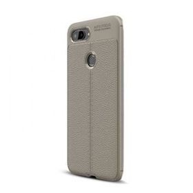 Xiaomi Mi 8 Lite Deri Görünümlü Niss Silikon Kılıf