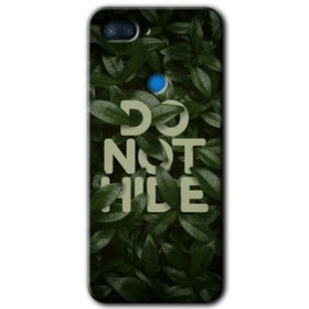 Xiaomi Mi 8 Lite Do Not Hide Baskılı Uyumlu Silikon Kılıf