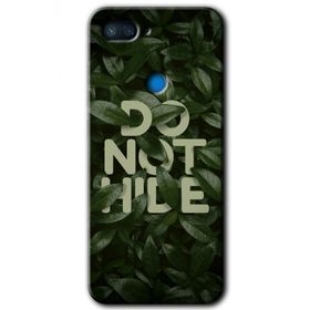 Xiaomi Mi 8 Lite Do Not Hide Baskılı Uyumlu Silikon Kılıf