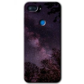 Xiaomi Mi 8 Lite Gece Galaksi Baskılı Uyumlu Silikon Kılıf