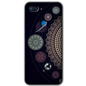 Xiaomi Mi 8 Lite Gezegen Döngüsü Baskılı Uyumlu Silikon Kılıf