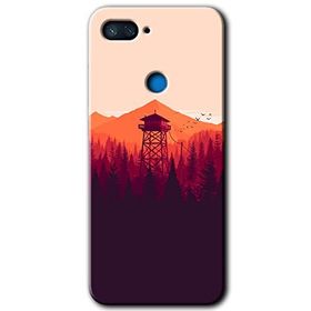Xiaomi Mi 8 Lite Gözlem Kulesi Baskılı Uyumlu Silikon Kılıf