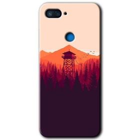 Xiaomi Mi 8 Lite Gözlem Kulesi Baskılı Uyumlu Silikon Kılıf