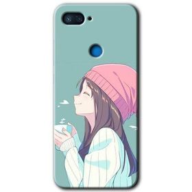 Xiaomi Mi 8 Lite Happy Girl Baskılı Uyumlu Silikon Kılıf