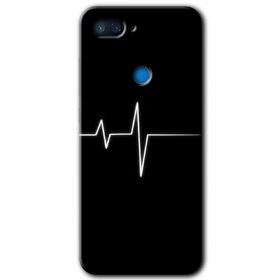 Xiaomi Mi 8 Lite Heart Rytm Baskılı Uyumlu Silikon Kılıf