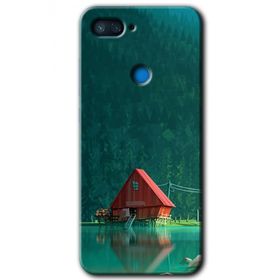 Xiaomi Mi 8 Lite House In Woods Baskılı Uyumlu Silikon Kılıf