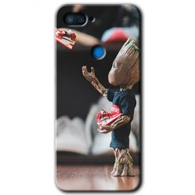 Xiaomi Mi 8 Lite I am Groot Baskılı Uyumlu Silikon Kılıf