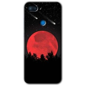 Xiaomi Mi 8 Lite Kanlı Ay Baskılı Uyumlu Silikon Kılıf