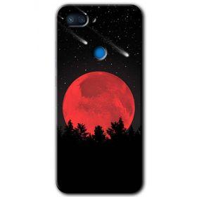 Xiaomi Mi 8 Lite Kanlı Ay Baskılı Uyumlu Silikon Kılıf