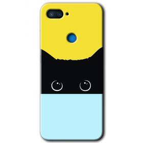 Xiaomi Mi 8 Lite Kara Kedi Baskılı Uyumlu Silikon Kılıf