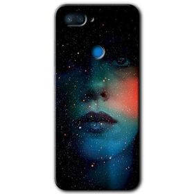 Xiaomi Mi 8 Lite Karanlık Kadın Baskılı Uyumlu Silikon Kılıf