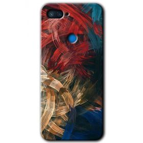 Xiaomi Mi 8 Lite Karma Boyalar Baskılı Uyumlu Silikon Kılıf