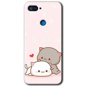 Xiaomi Mi 8 Lite Kedi Aşkı Baskılı Uyumlu Silikon Kılıf
