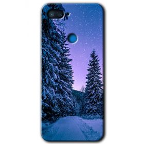 Xiaomi Mi 8 Lite Kış Manzarası Baskılı Uyumlu Silikon Kılıf