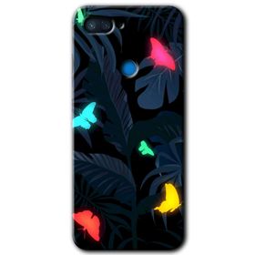 Xiaomi Mi 8 Lite Lighter Butterfly Baskılı Uyumlu Silikon Kılıf