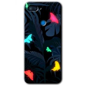 Xiaomi Mi 8 Lite Lighter Butterfly Baskılı Uyumlu Silikon Kılıf