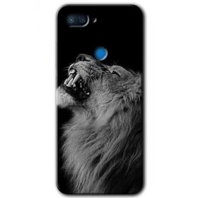 Xiaomi Mi 8 Lite Lion Baskılı Uyumlu Silikon Kılıf