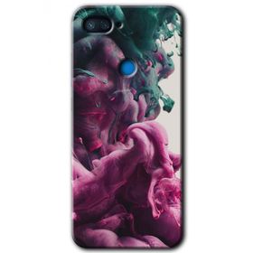 Xiaomi Mi 8 Lite Liquid Cloud Baskılı Uyumlu Silikon Kılıf