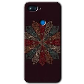 Xiaomi Mi 8 Lite Mandala Flower Wal Baskılı Uyumlu Silikon Kılıf