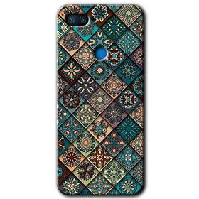 Xiaomi Mi 8 Lite Mat Mandala Baskılı Uyumlu Silikon Kılıf