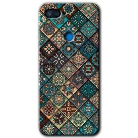 Xiaomi Mi 8 Lite Mat Mandala Baskılı Uyumlu Silikon Kılıf