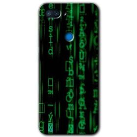Xiaomi Mi 8 Lite Matrix Baskılı Uyumlu Silikon Kılıf