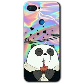 Xiaomi Mi 8 Lite Milkshake Panda Baskılı Uyumlu Silikon Kılıf