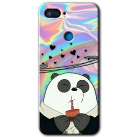 Xiaomi Mi 8 Lite Milkshake Panda Baskılı Uyumlu Silikon Kılıf