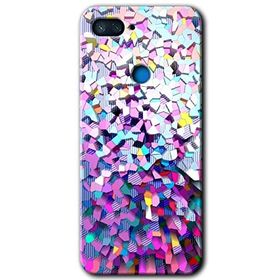 Xiaomi Mi 8 Lite Mosaic Fragments Colorfull Baskılı Uyumlu Silikon Kılıf