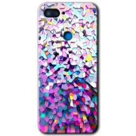 Xiaomi Mi 8 Lite Mosaic Fragments Colorfull Baskılı Uyumlu Silikon Kılıf