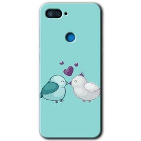 Xiaomi Mi 8 Lite Mutlu Kuşlar Baskılı Uyumlu Silikon Kılıf