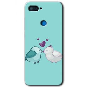 Xiaomi Mi 8 Lite Mutlu Kuşlar Baskılı Uyumlu Silikon Kılıf