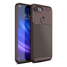 Xiaomi Mi 8 Lite Negro Kahverengi Silikon Kılıf