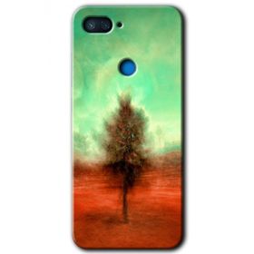 Xiaomi Mi 8 Lite Outlines Paint Baskılı Uyumlu Silikon Kılıf