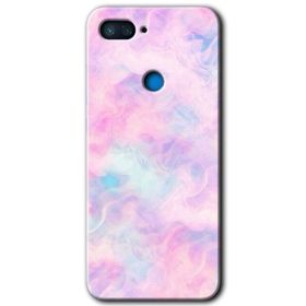 Xiaomi Mi 8 Lite Pembe Duman Baskılı Uyumlu Silikon Kılıf
