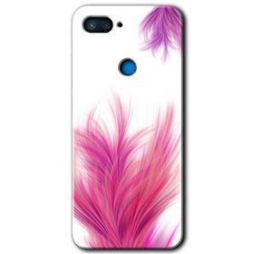 Xiaomi Mi 8 Lite Pembe Tüy Baskılı Uyumlu Silikon Kılıf