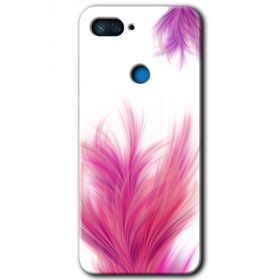 Xiaomi Mi 8 Lite Pembe Tüy Baskılı Uyumlu Silikon Kılıf