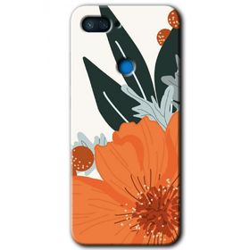 Xiaomi Mi 8 Lite Portakal Çiçeği Baskılı Uyumlu Silikon Kılıf