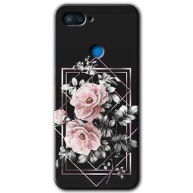 Xiaomi Mi 8 Lite Retro Çiçek 1 Baskılı Uyumlu Silikon Kılıf