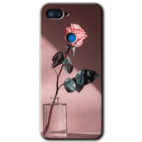 Xiaomi Mi 8 Lite Retro Gül Baskılı Uyumlu Silikon Kılıf
