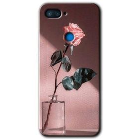 Xiaomi Mi 8 Lite Retro Gül Baskılı Uyumlu Silikon Kılıf