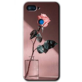 Xiaomi Mi 8 Lite Retro Gül Baskılı Uyumlu Silikon Kılıf