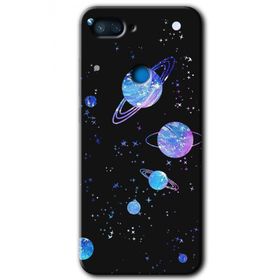 Xiaomi Mi 8 Lite Samanyolu Galaksi Baskılı Uyumlu Silikon Kılıf