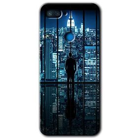 Xiaomi Mi 8 Lite Şehir Manzarası Baskılı Uyumlu Silikon Kılıf