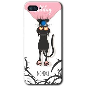 Xiaomi Mi 8 Lite Sevimli Kedi 1 Baskılı Uyumlu Silikon Kılıf