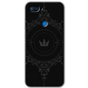 Xiaomi Mi 8 Lite Siyah Mandala 1 Baskılı Uyumlu Silikon Kılıf